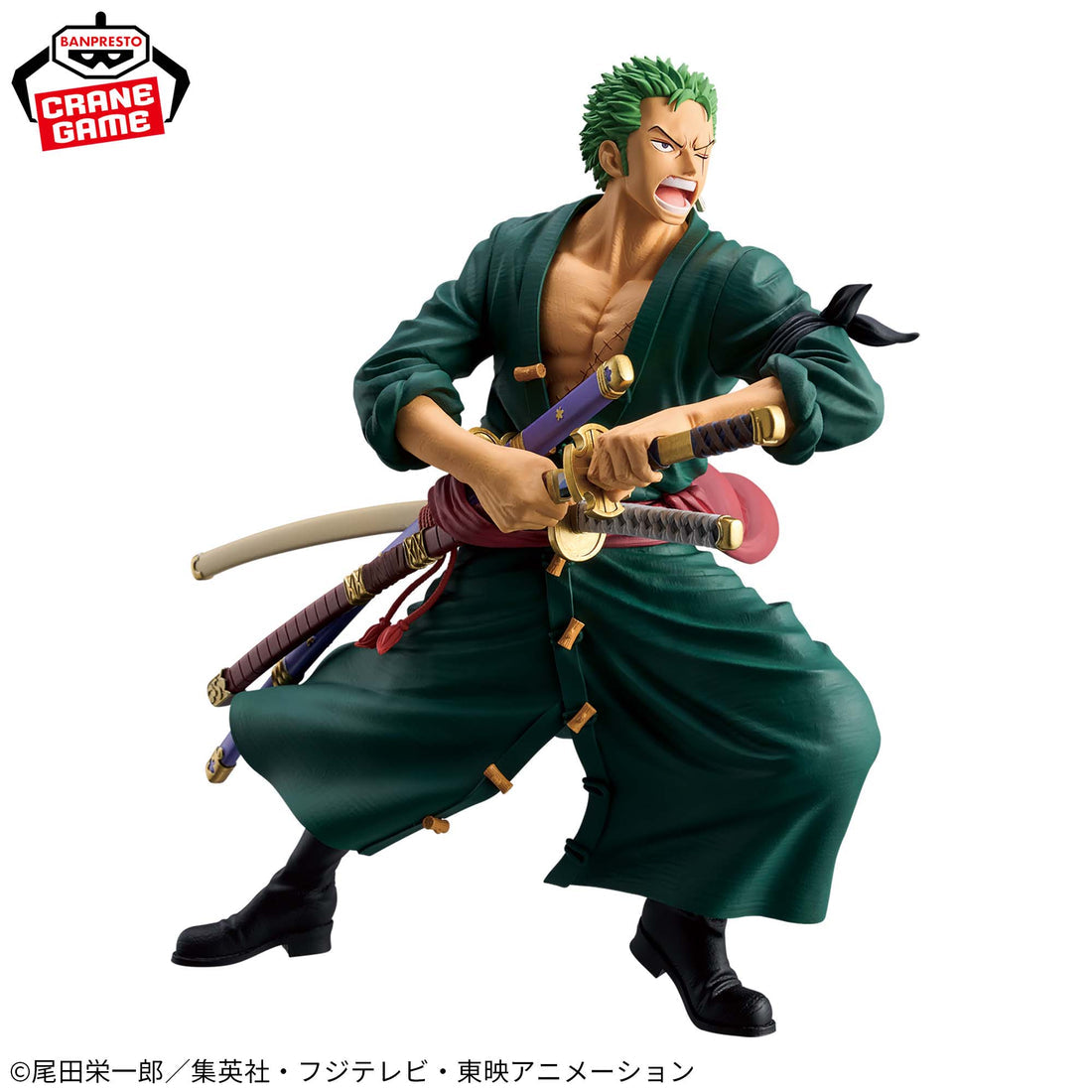 ¡FIGURA DE UNA PIEZA RORONOA ZORO GRANDISTA! ¡22CM!