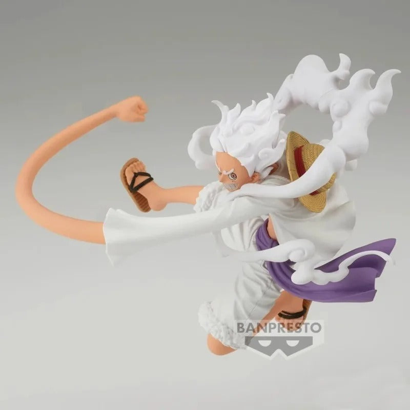 ¡FIGURA DE ONE PIECE DE LA COLECCIÓN LUFFY GEAR 5 BATTLE RECORD! ¡15 CM!