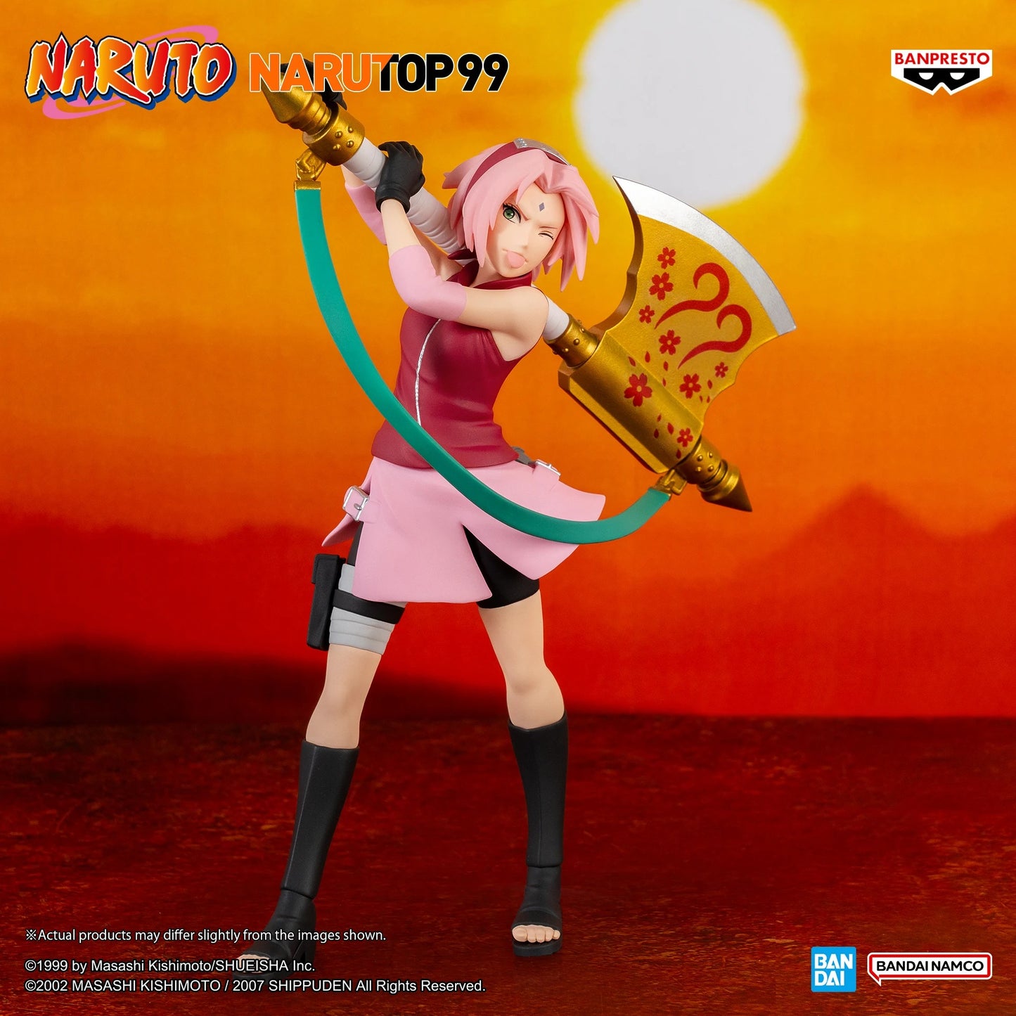 FIGURA SAKURA HARUNO NARUTO SHIPPUDEN! ¡15CM!