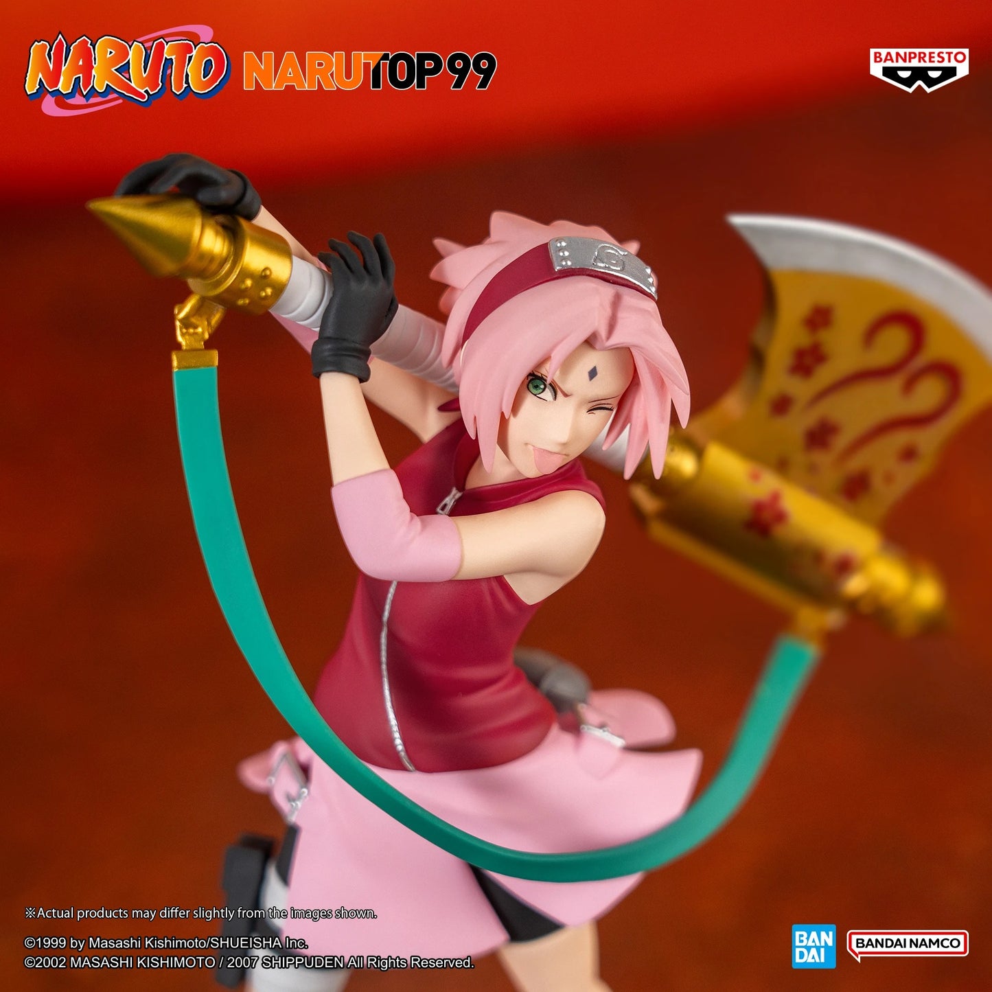 FIGURA SAKURA HARUNO NARUTO SHIPPUDEN! ¡15CM!